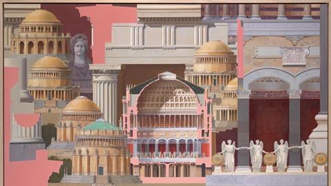 Befreiungshalle, 110x190cm, oil on canvas